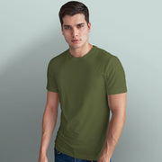 Men's Half Sleeve Tshirt - Pack of 3 (Olive Green-Black-Maroon)