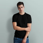 Men's Half Sleeve Tshirt - Pack of 3 (Black-Maroon-White Heather)