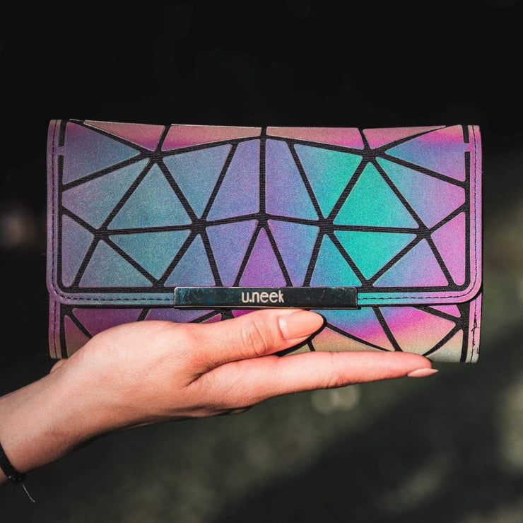 Lumos Holographic Clutch Wallet