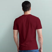 Men's Half Sleeve Tshirt - Pack of 3 (Black-Maroon-Royal Blue)