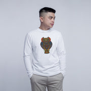 Owl Mandala Art Men's Full Sleeves Tshirt