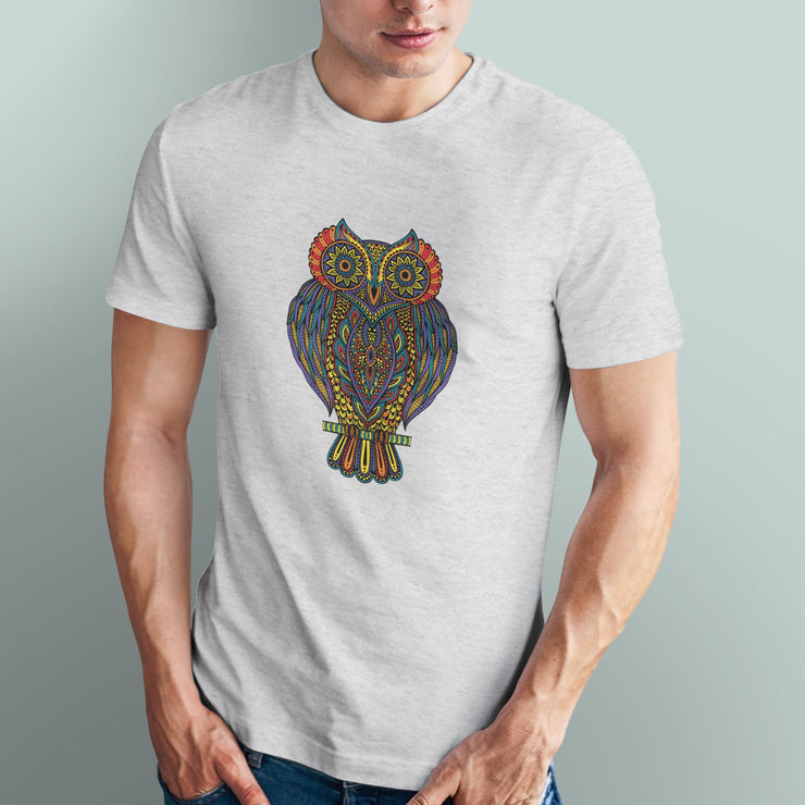 Owl Mandala Art Men&