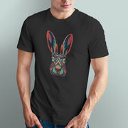 Bunny Tribal Art Men's Tshirt