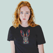 Bunny Tribal Art Women's Tshirt