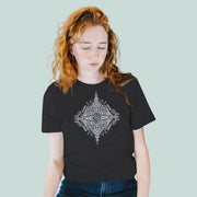 Monochrome Fractal Art Women's Tshirt