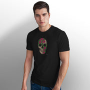 Wild Floral Skull Men's Tshirt